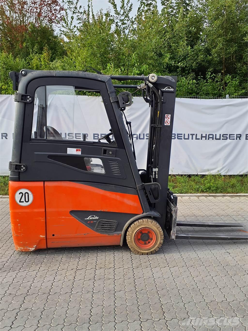 Linde E16 Elektrikli forkliftler