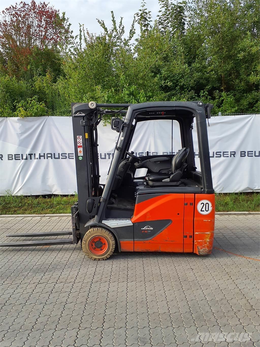 Linde E16 Elektrikli forkliftler