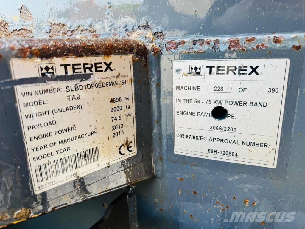 Terex TA9 Belden kirma kamyonlar