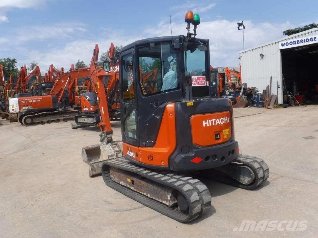 Hitachi ZX 48 U-6 Mini ekskavatörler, 7 tona dek