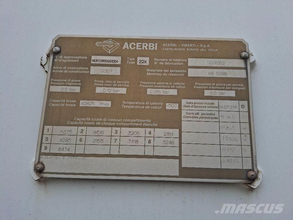 Acerbi ASO64003SP Tanker yari çekiciler