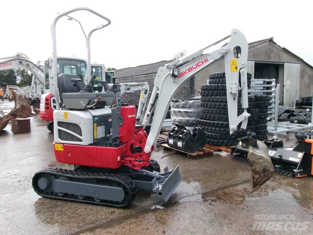 Takeuchi TB 210 R Mini ekskavatörler, 7 tona dek