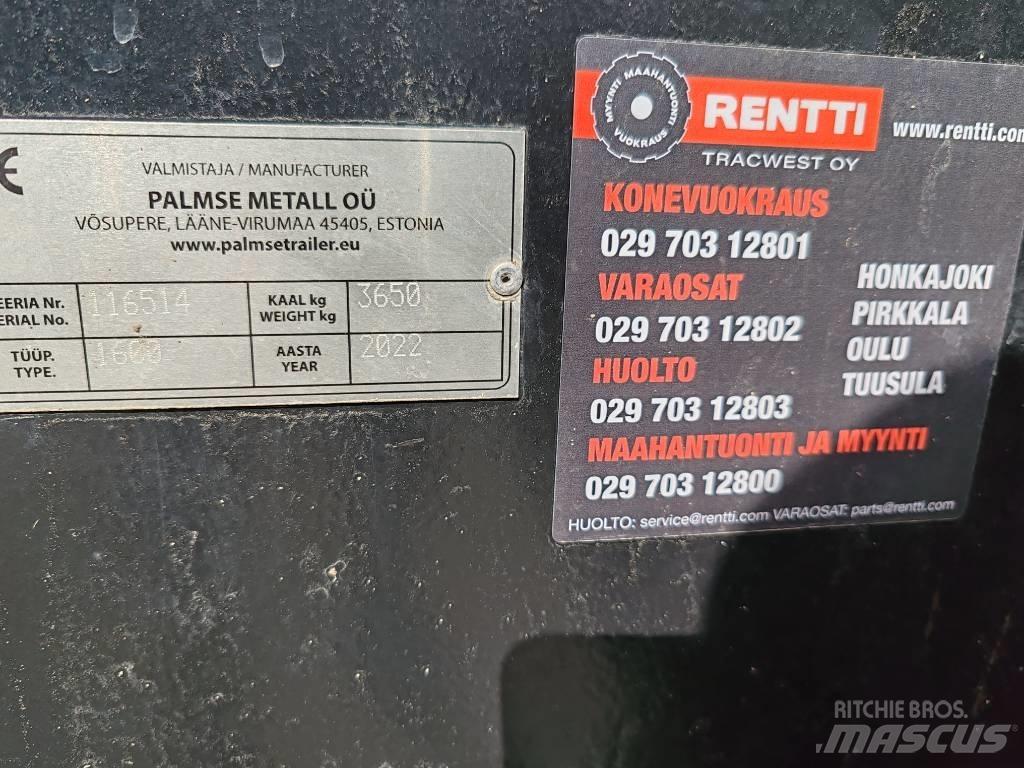 Palmse Trailer 1600 Silo tankeri