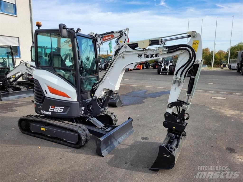 Bobcat E 26 Mini ekskavatörler, 7 tona dek