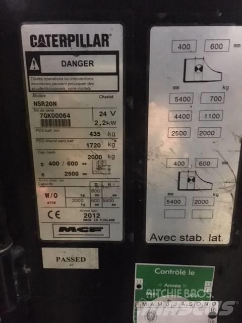 CAT NSR20N Akülü depo ekipmanları