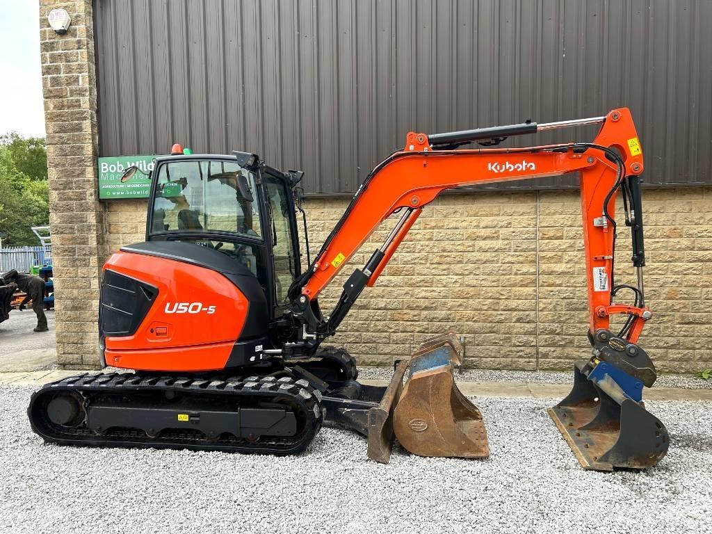 Kubota U50-4 Mini ekskavatörler, 7 tona dek