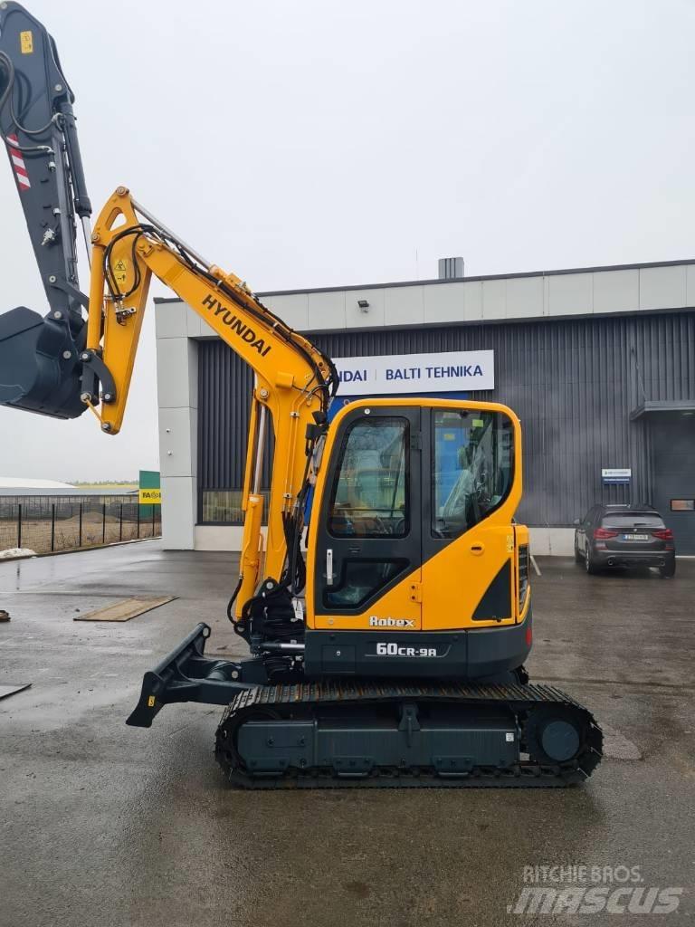 Hyundai R60CR-9A Mini ekskavatörler, 7 tona dek