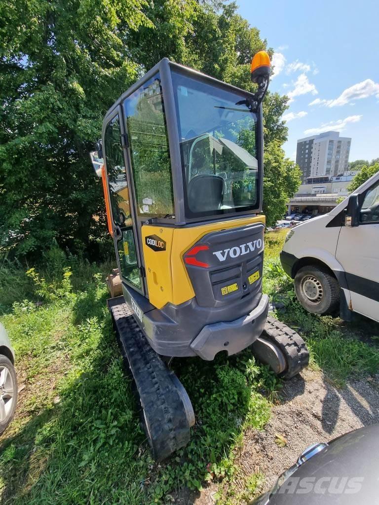Volvo ECR 25 D Mini ekskavatörler, 7 tona dek