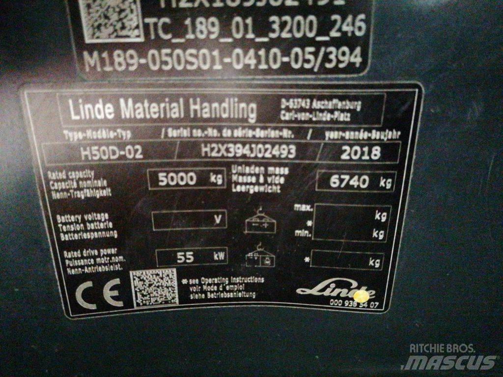 Linde H50D-02 Dizel forkliftler