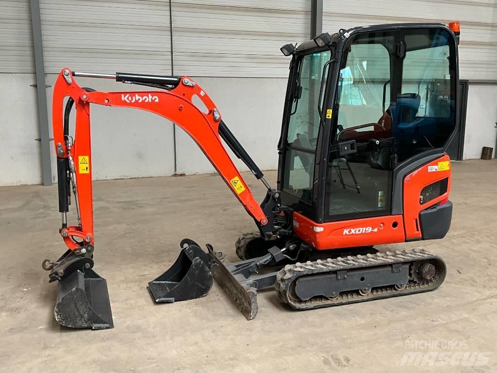 Kubota KX 019-4 Mini ekskavatörler, 7 tona dek