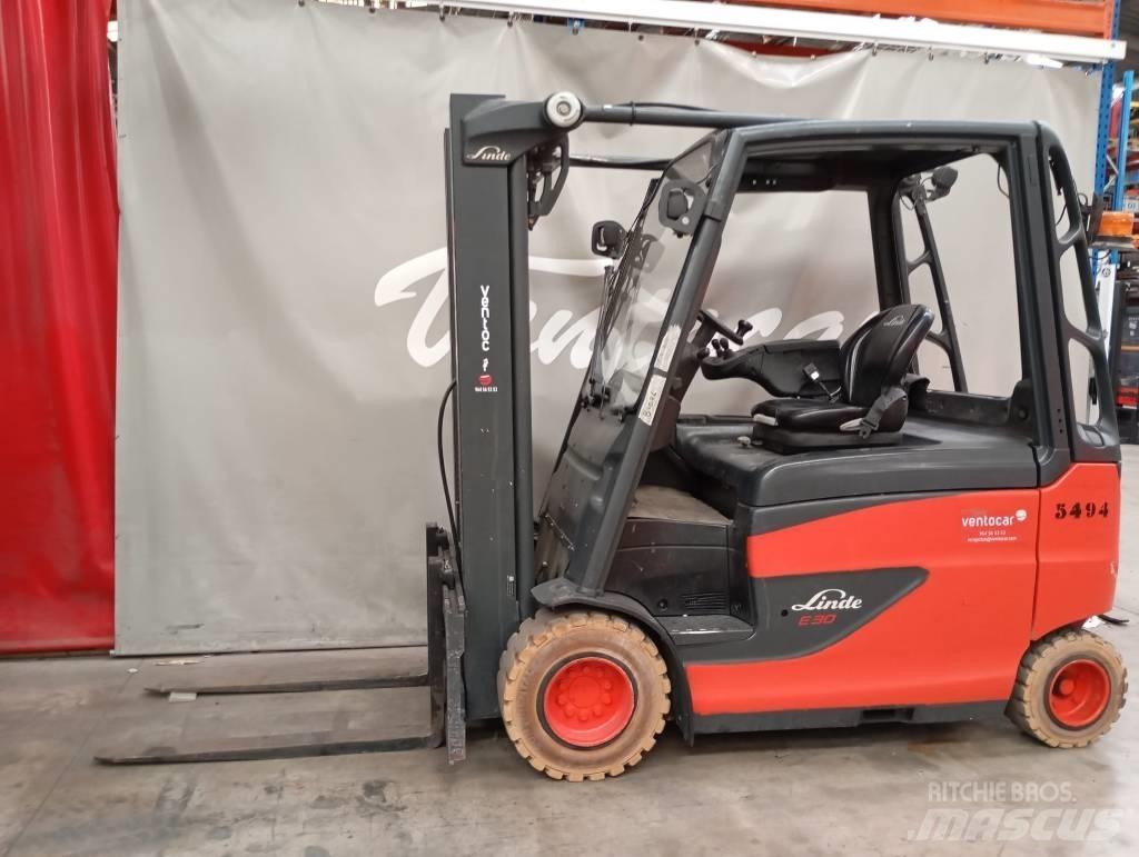 Linde E 30 Elektrikli forkliftler