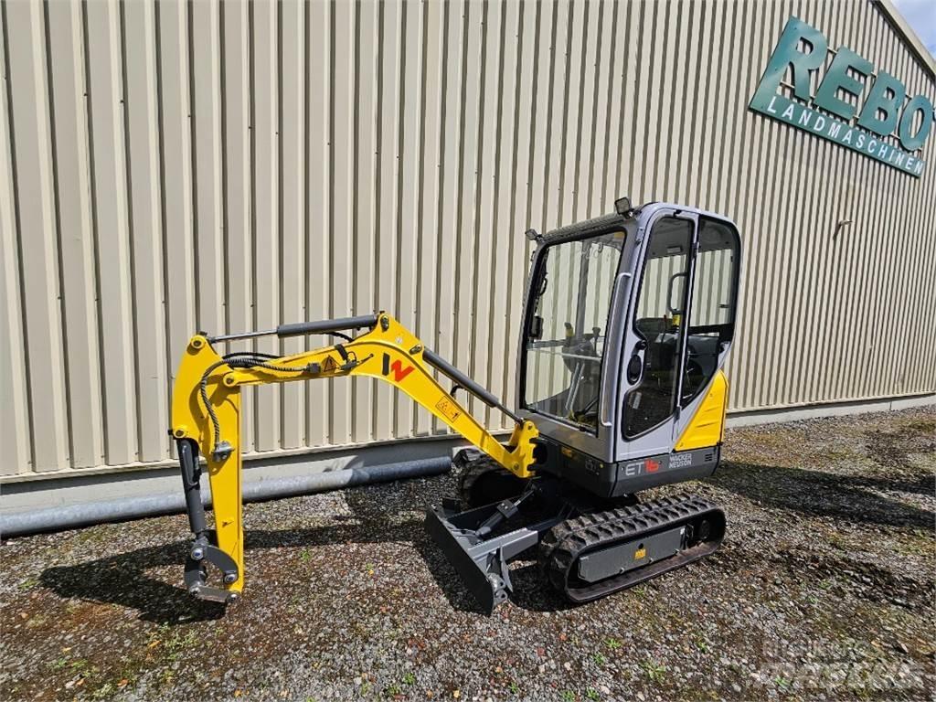 Wacker ET 16 Mini ekskavatörler, 7 tona dek