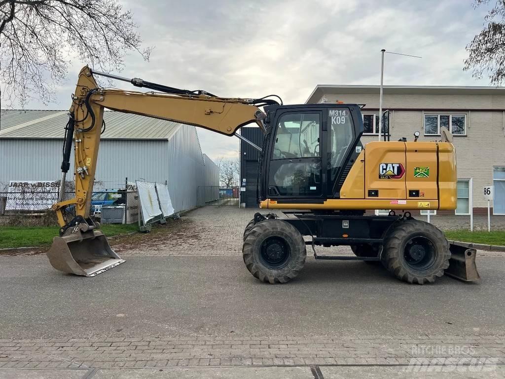 CAT 314 Next gen Lastik tekerli ekskavatörler