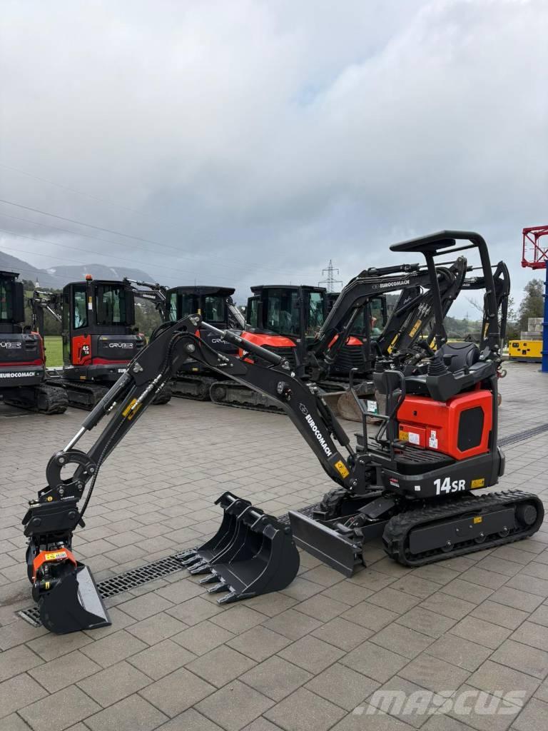Eurocomach ES14SR Mini ekskavatörler, 7 tona dek