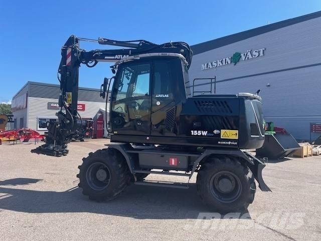 Atlas 155 W Lastik tekerli ekskavatörler