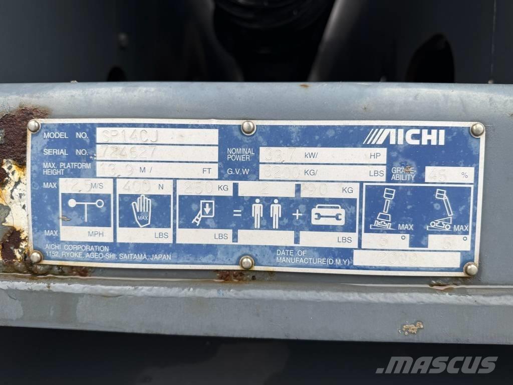 Aichi SP 14 CJ Teleskopik personel platformları