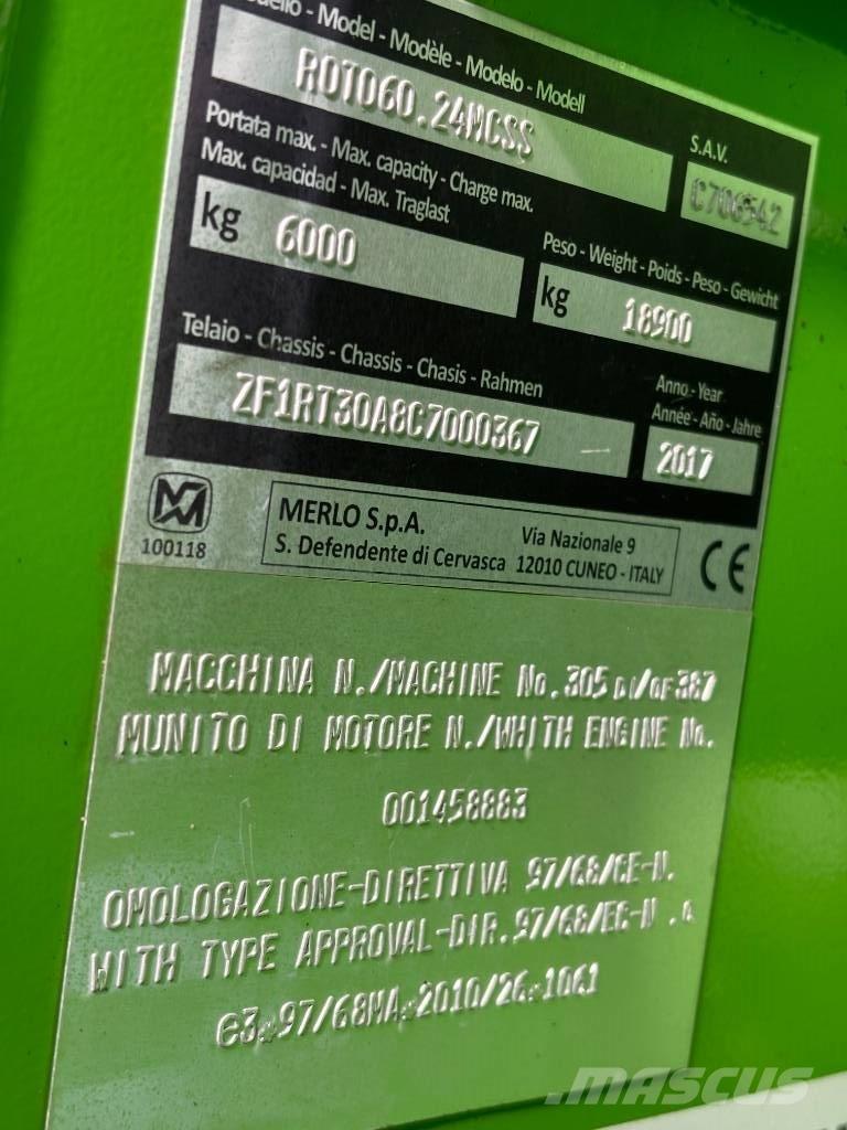 Merlo Roto 60.24 Teleskopik yükleyiciler