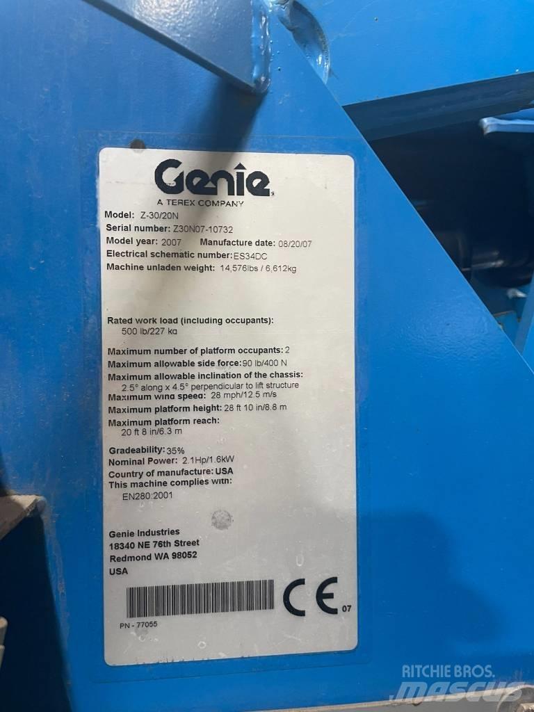 Genie Z 30/20 N RJ Körüklü personel platformları