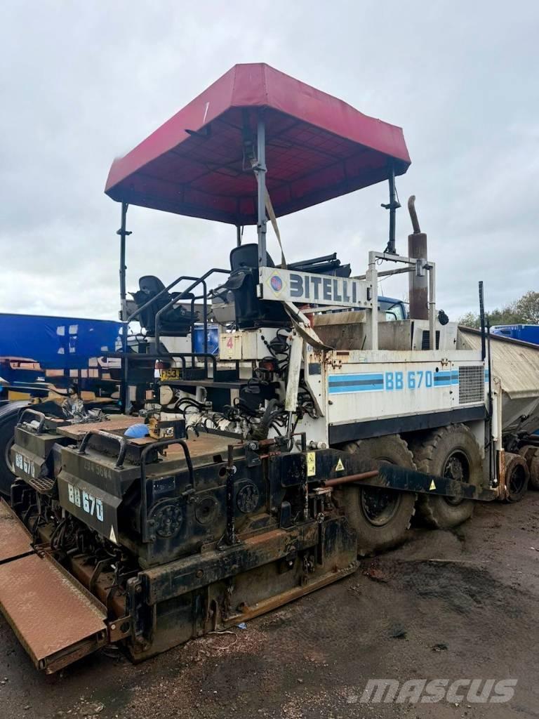 Bitelli BB 670 Asfalt sericiler