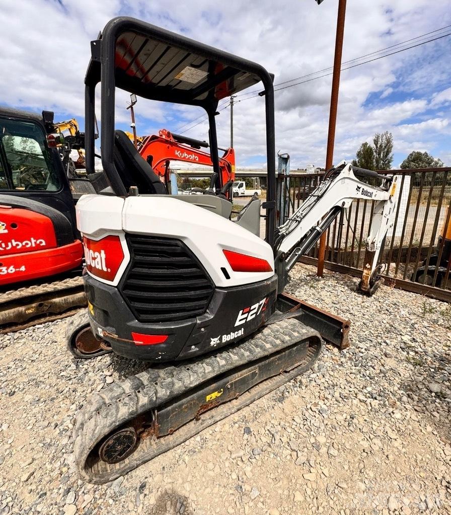 Bobcat E 27z Mini ekskavatörler, 7 tona dek