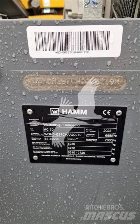 Hamm HC70i Tek tamburlu silindirler