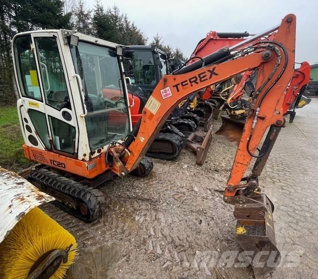 Terex TC20 Mini ekskavatörler, 7 tona dek