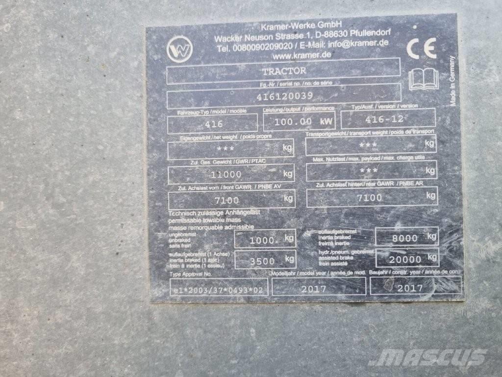 Kramer KT 447 Teleskopik yükleyiciler