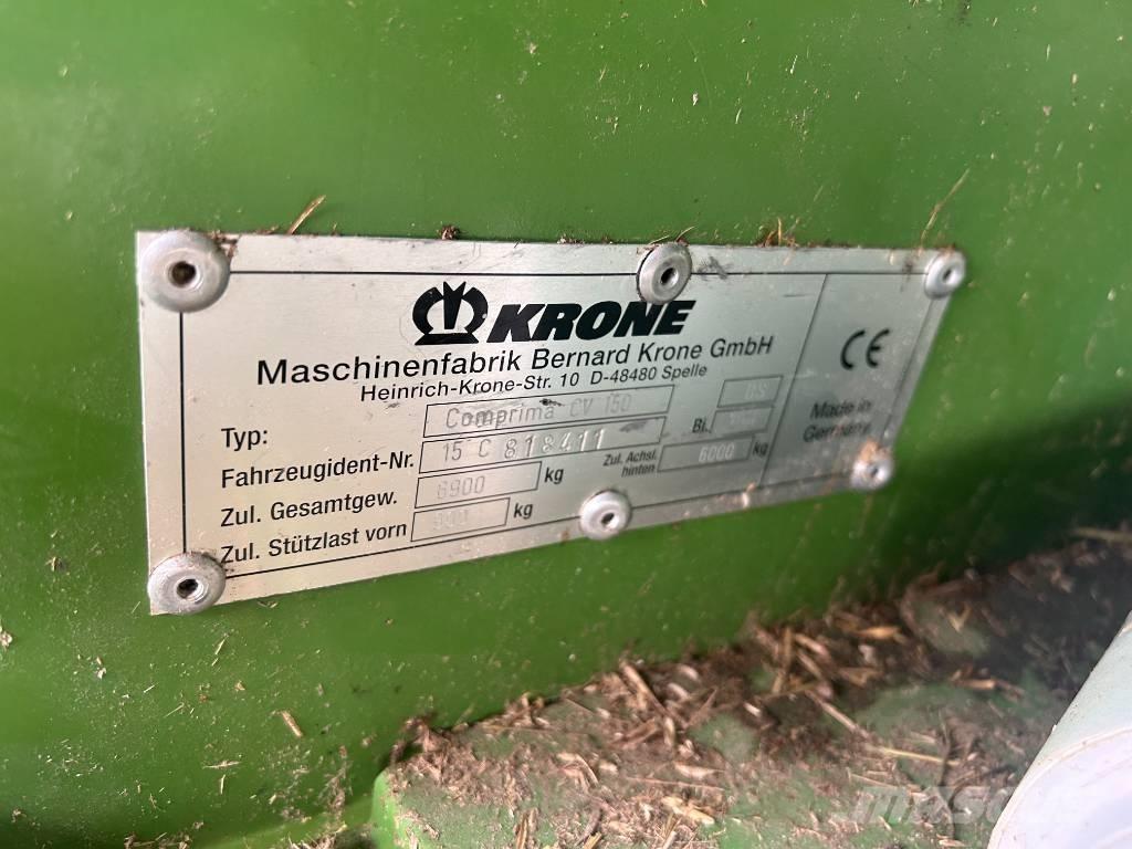 Krone CV150XC Rulo balya makinalari