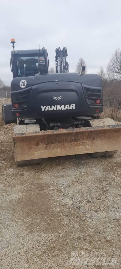 Yanmar B 110 W Lastik tekerli ekskavatörler