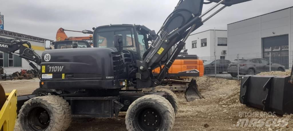 Yanmar B 110 W Lastik tekerli ekskavatörler