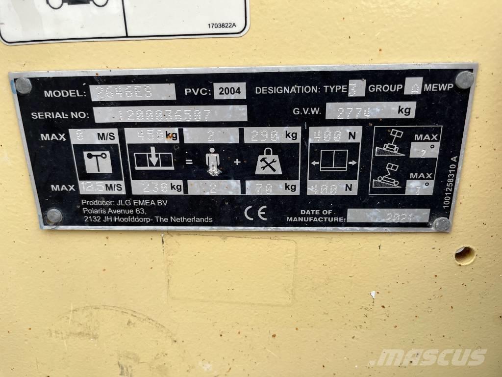 JLG 2646 ES Makasli platformlar