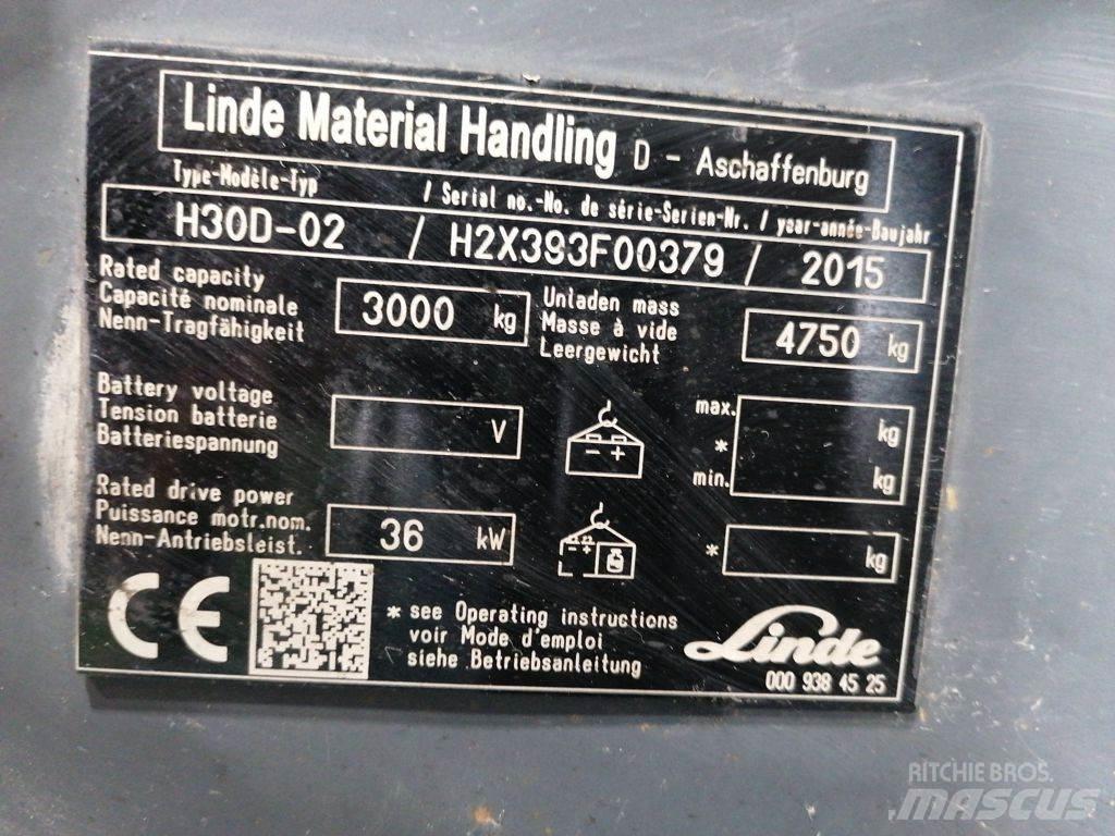 Linde H30D-02 Dizel forkliftler