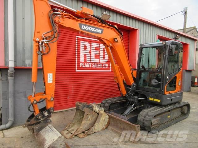 Doosan DX 63-3 Mini ekskavatörler, 7 tona dek