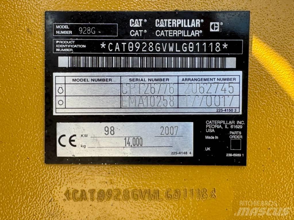 CAT 928 G z Tekerlekli yükleyiciler