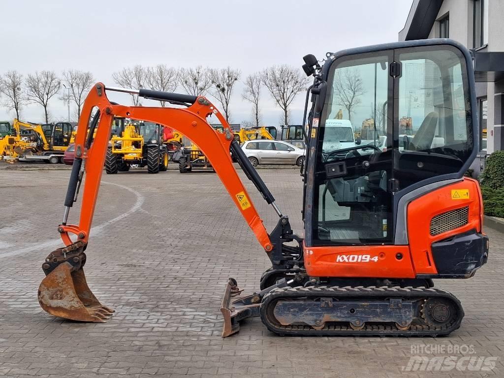 Kubota KX 019-4 Mini ekskavatörler, 7 tona dek