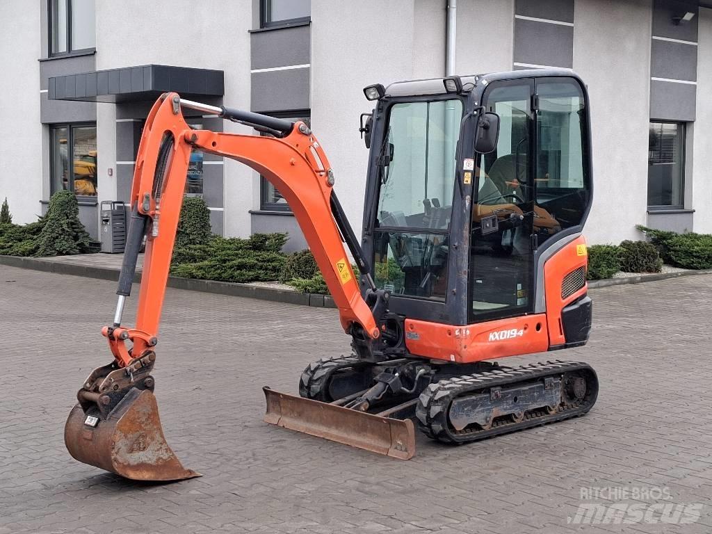 Kubota KX 019-4 Mini ekskavatörler, 7 tona dek