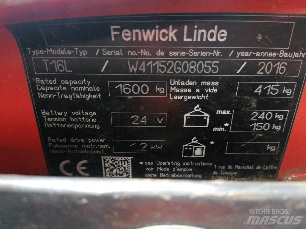 Linde T16L Transpaletler