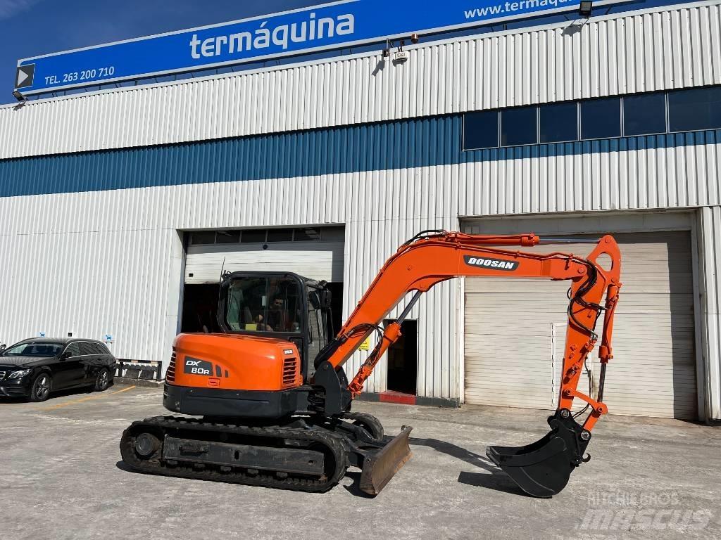 Doosan DX 80 R Midi ekskavatörler 7 - 12 t