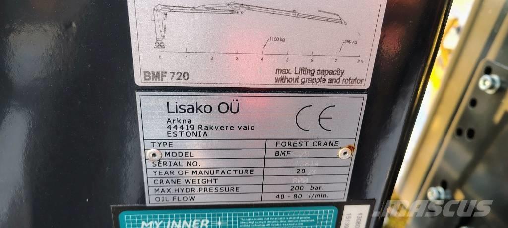 BMF BMF 720 11T1 PRO Orman römorkları