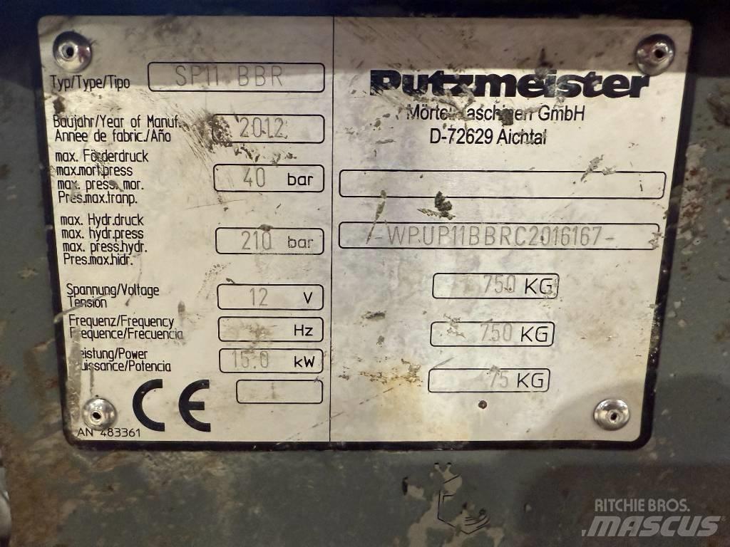 Putzmeister SP 11 Beton / harç karıştırıcılar