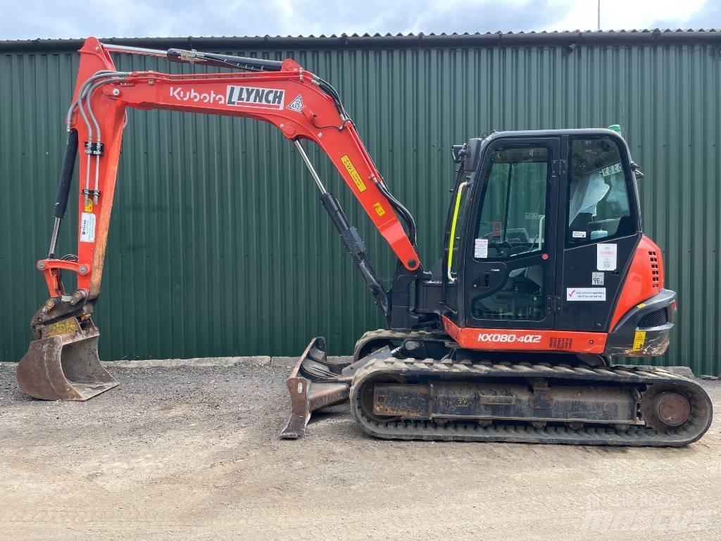 Kubota KX 080-4 Midi ekskavatörler 7 - 12 t