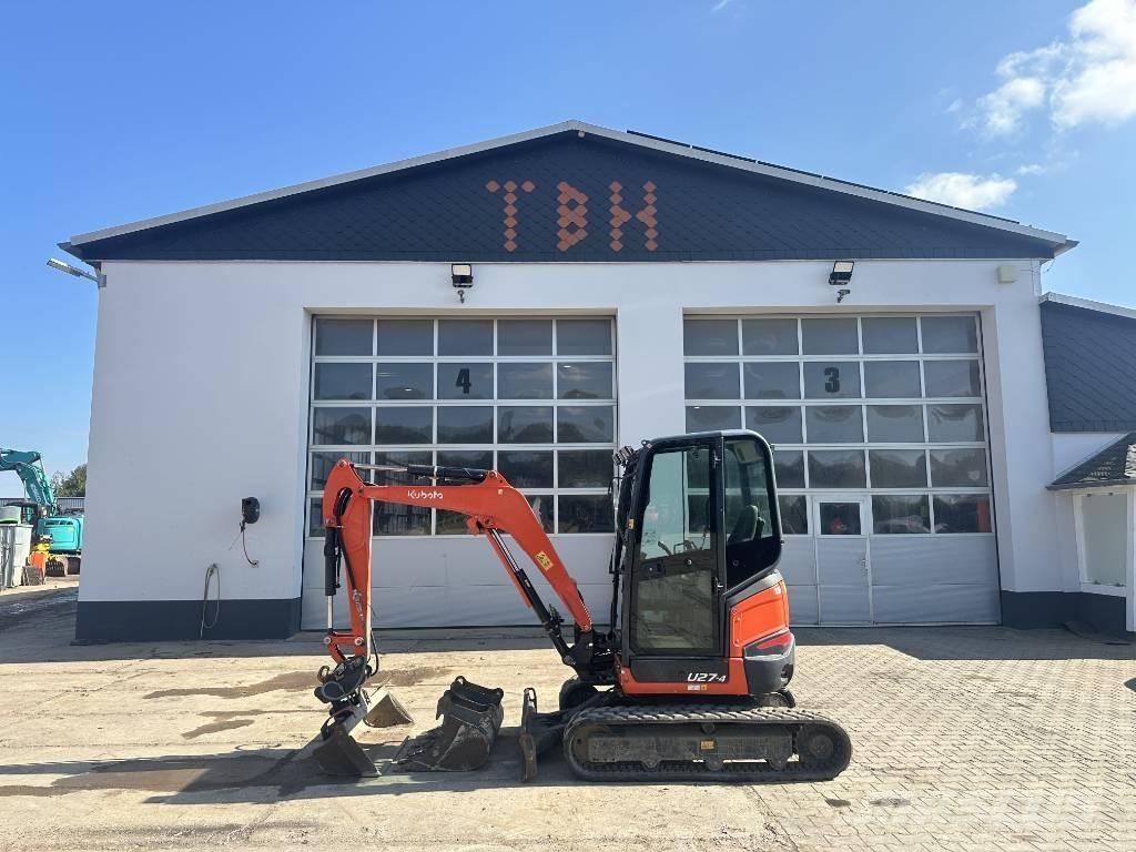 Kubota U 27-4 Mini ekskavatörler, 7 tona dek