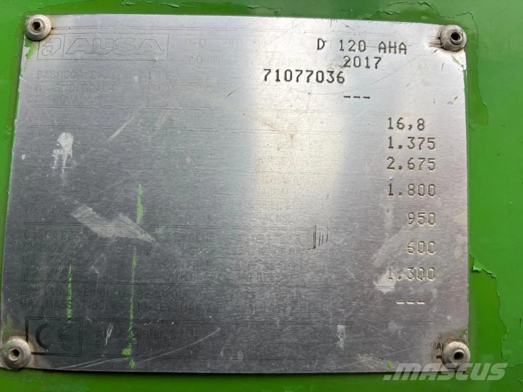 Ausa D120AHA Belden kirma kaya kamyonu