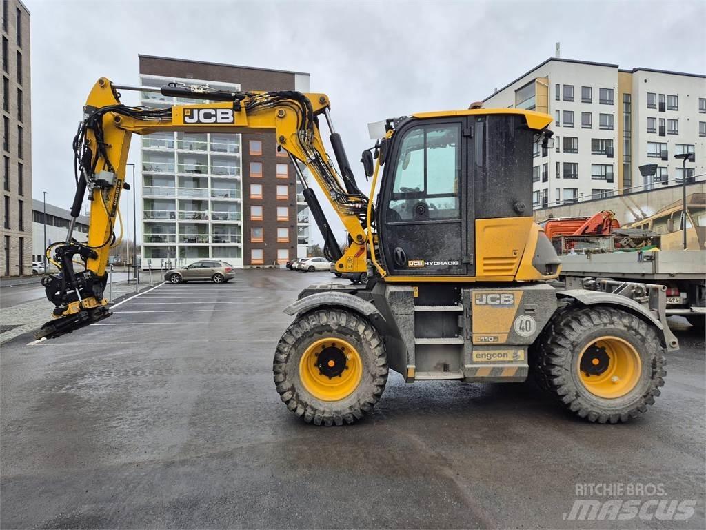 JCB Hydradig 110W Lastik tekerli ekskavatörler