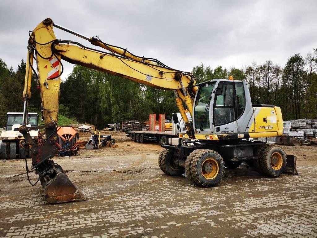 New Holland MH 5.6 Lastik tekerli ekskavatörler