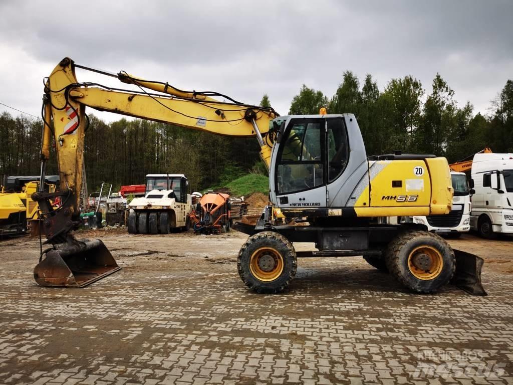 New Holland MH 5.6 Lastik tekerli ekskavatörler