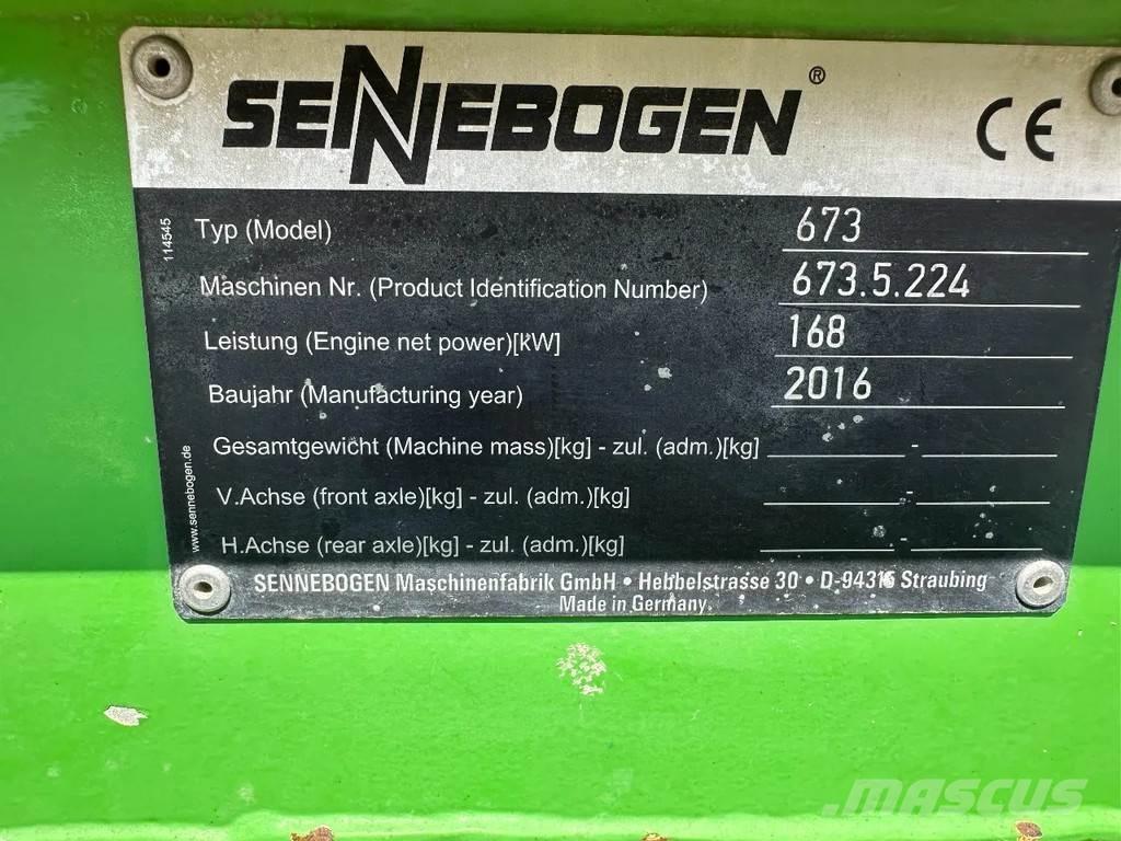 Sennebogen 673R Paletli vinçler