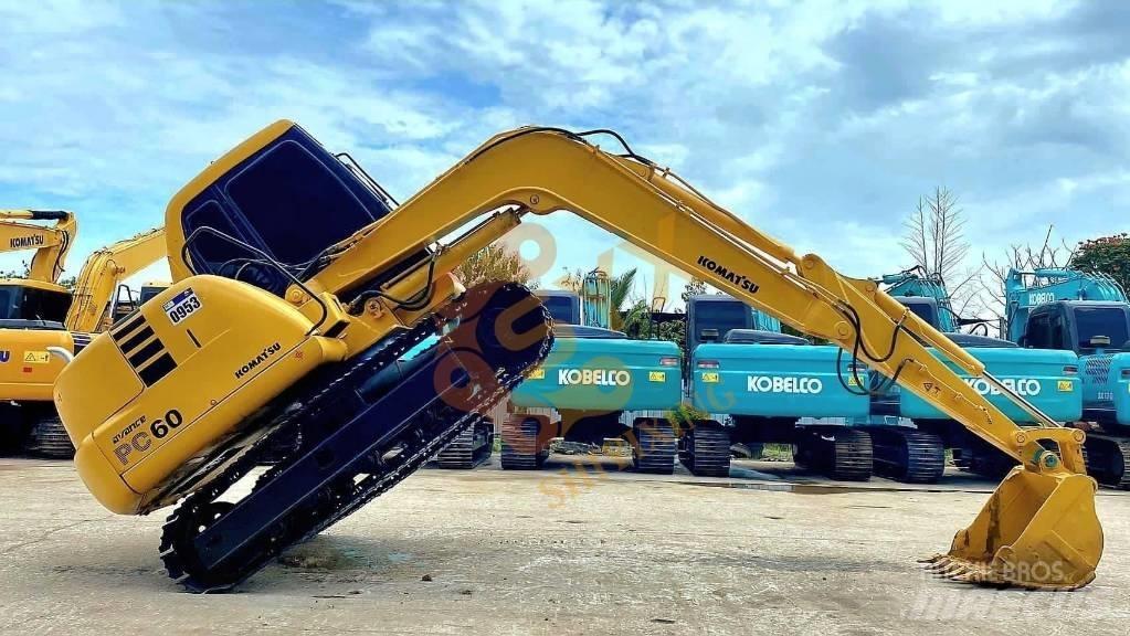 Komatsu PC 60 Mini ekskavatörler, 7 tona dek