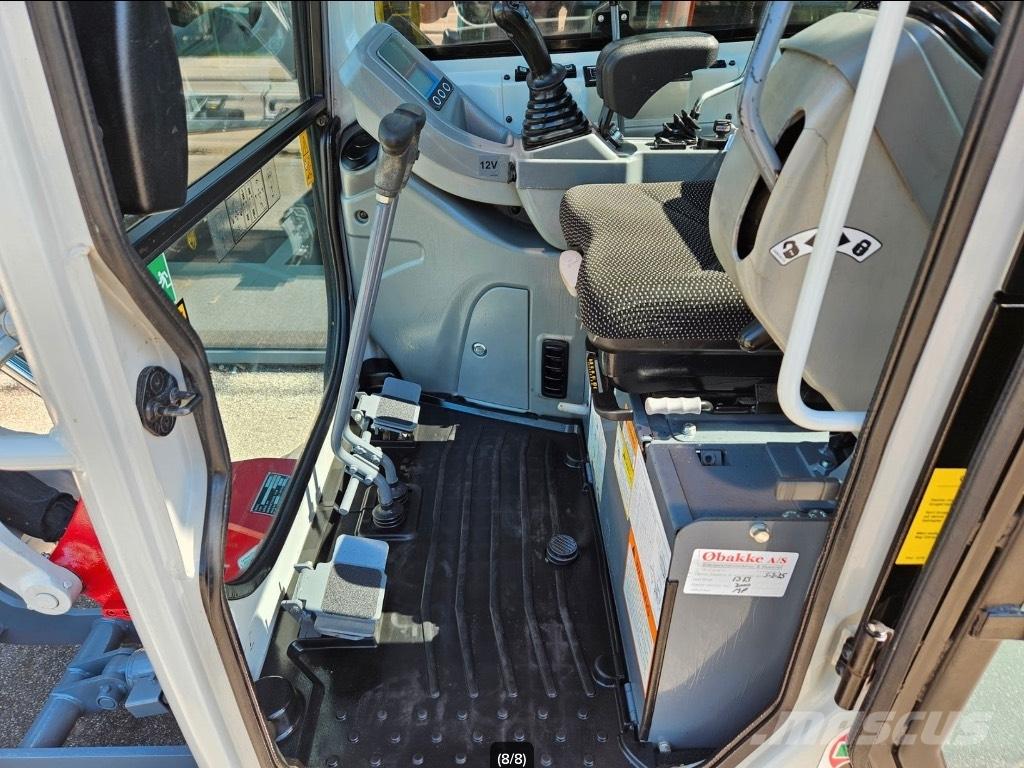 Takeuchi TB 216 Mini ekskavatörler, 7 tona dek