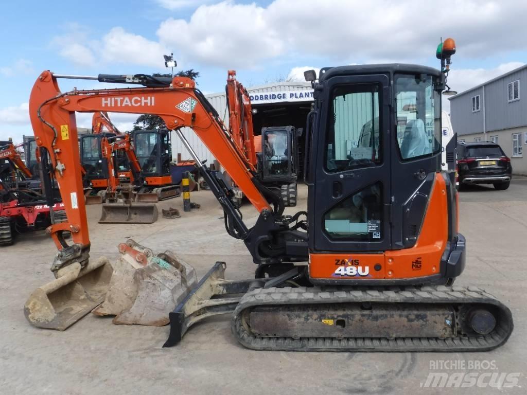 Hitachi ZX48U-6 Mini ekskavatörler, 7 tona dek